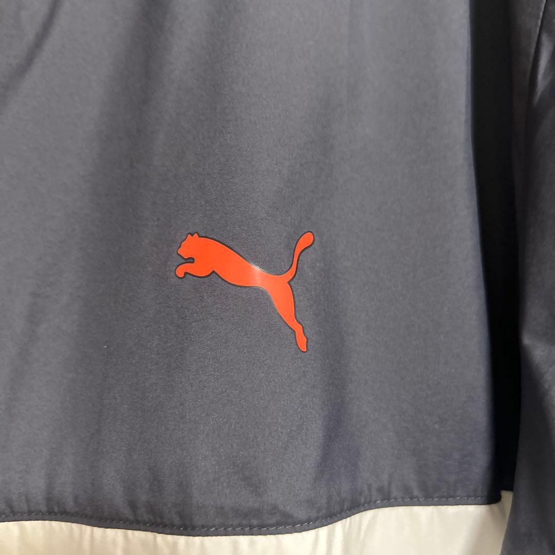PUMA ウィンドブレーカー XL ネイビー/ホワイト　正規品　極美品