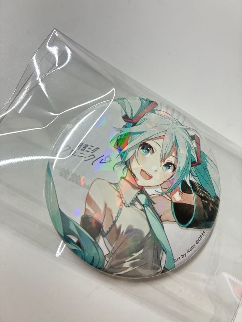 【希少品】初音ミククロニクル シークレット ホログラム仕様 Rella 缶バッジ
