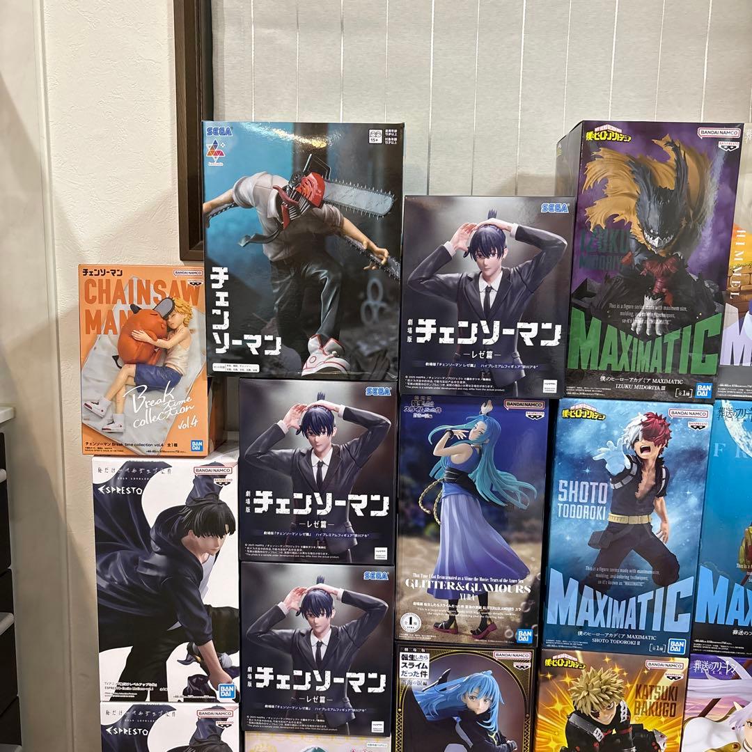 ヒロアカ フリーレン 転スラ チェンソーマン フィギュア まとめ売り 23点