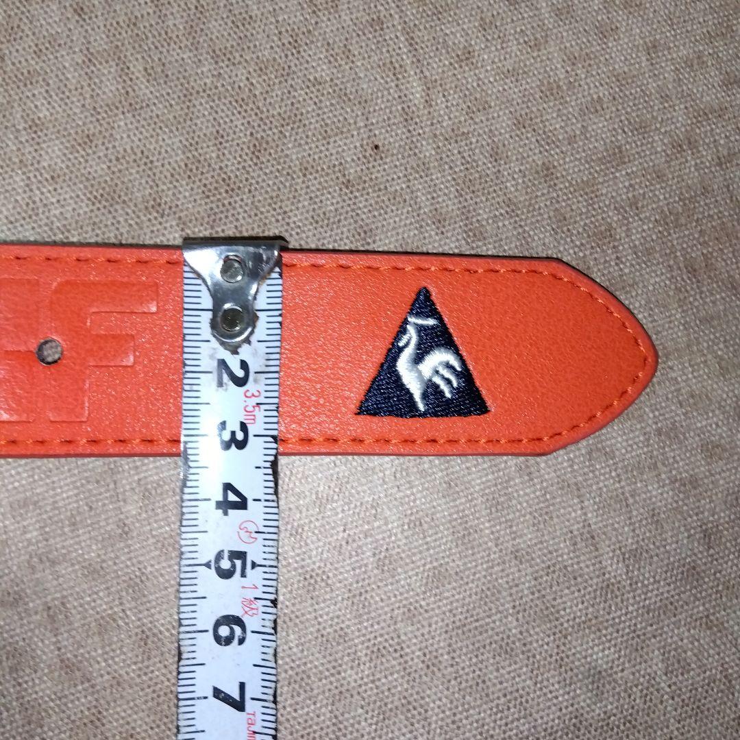 le coq sportif ゴルフコレクション ベルト オレンジ 新品未使用