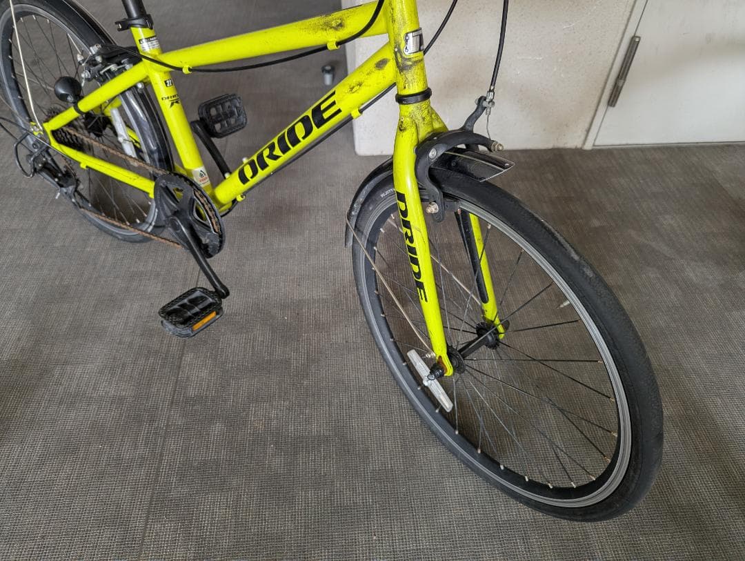 【香川県高松市内引渡限定】DRIDE 22インチ 子供用自転車 黄色