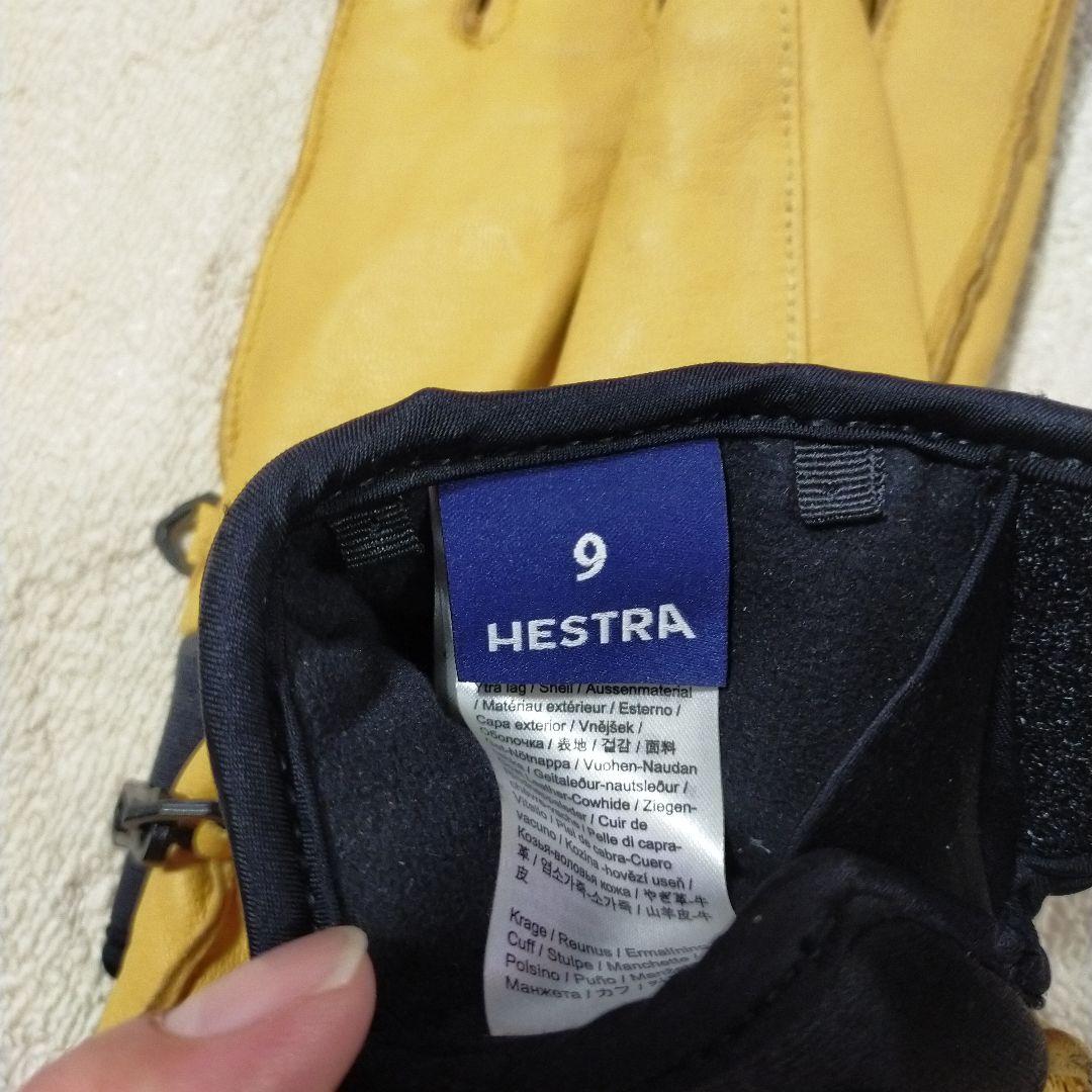 HESTRA へストラ　レザーグローブ　ゴアテックス　サイズ9