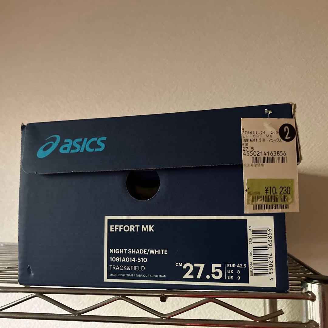 【asics】陸上競技用スパイクシューズ27.5cm ★新品★
