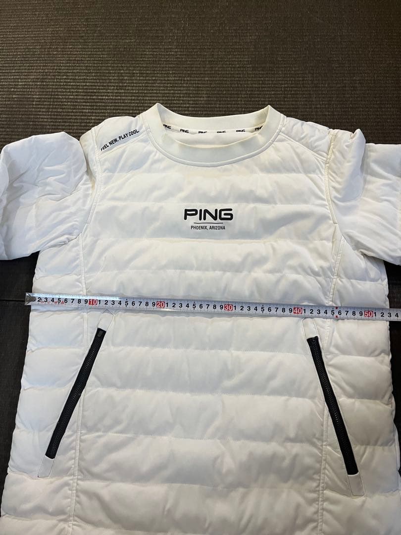 PING ホワイト ダウンジャケット　サイズM