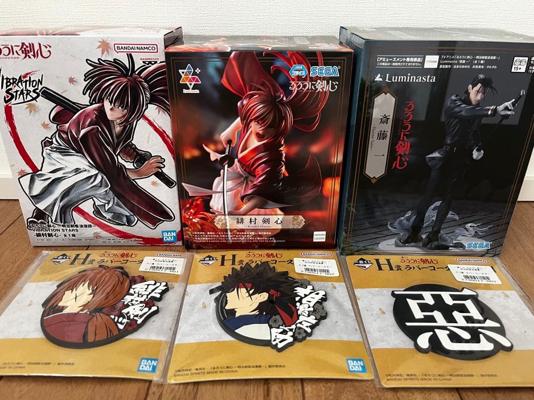 るろうに剣心　フィギュア3点まとめ売り