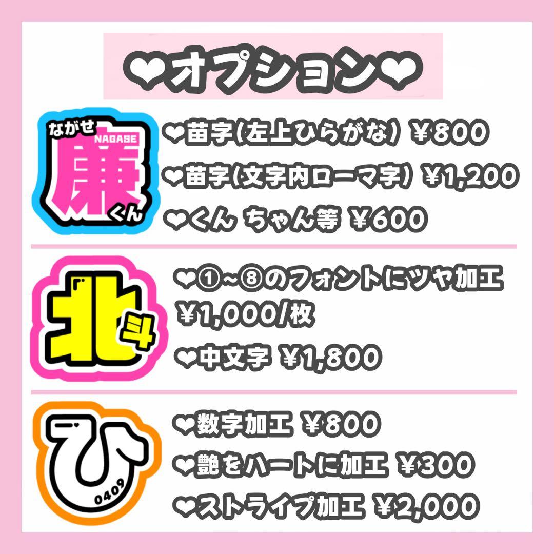 ★ページ うちわ文字 オーダー うちわ屋さん 連結うちわ 文字パネル