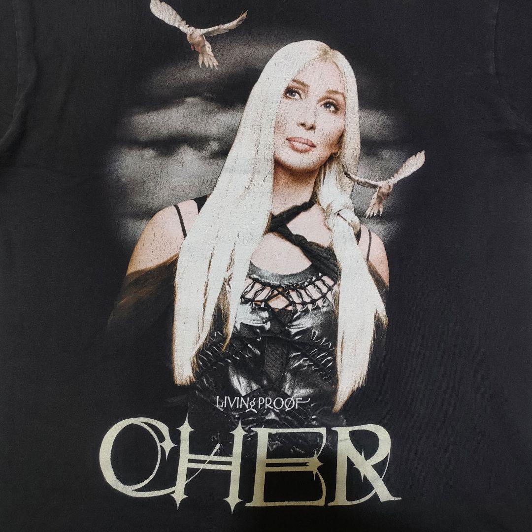 CHER/シェール/TOUR2002Tシャツ/Size:L/ 匿名配送/送料無料