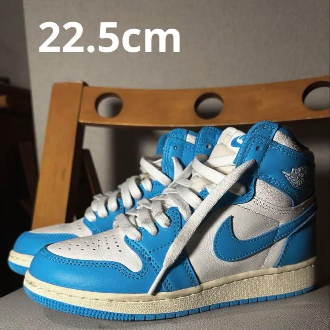 シューズ(女性用) Nike Air Jordan 1 Retro High OG UNC 22.5