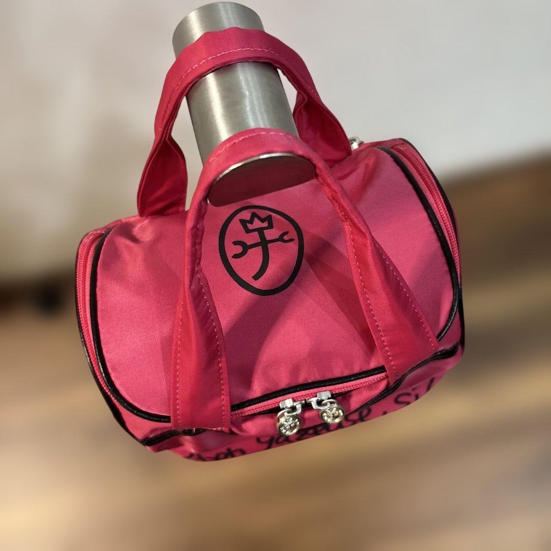 【極美品】カステルバジャック ゴルフバッグ 保冷 断熱素材 ピンク