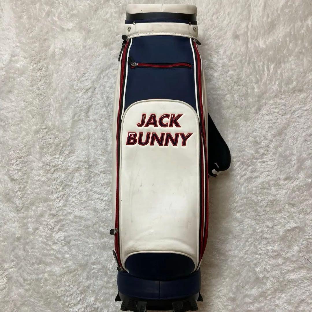 【人気】JACK BUNNY ジャックバニー キャディバッグ トリコロール 9型
