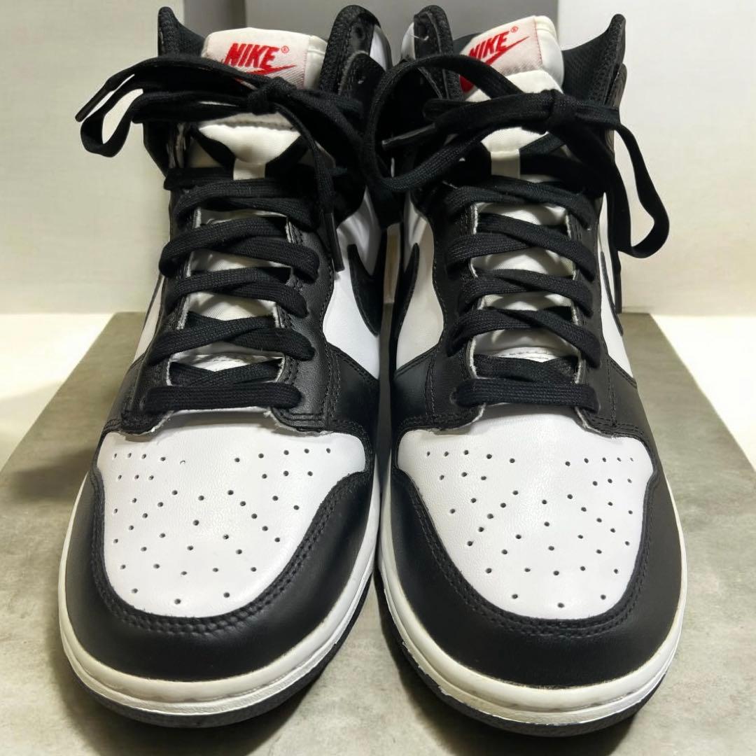 未使用nike wmns dunk high black and white26