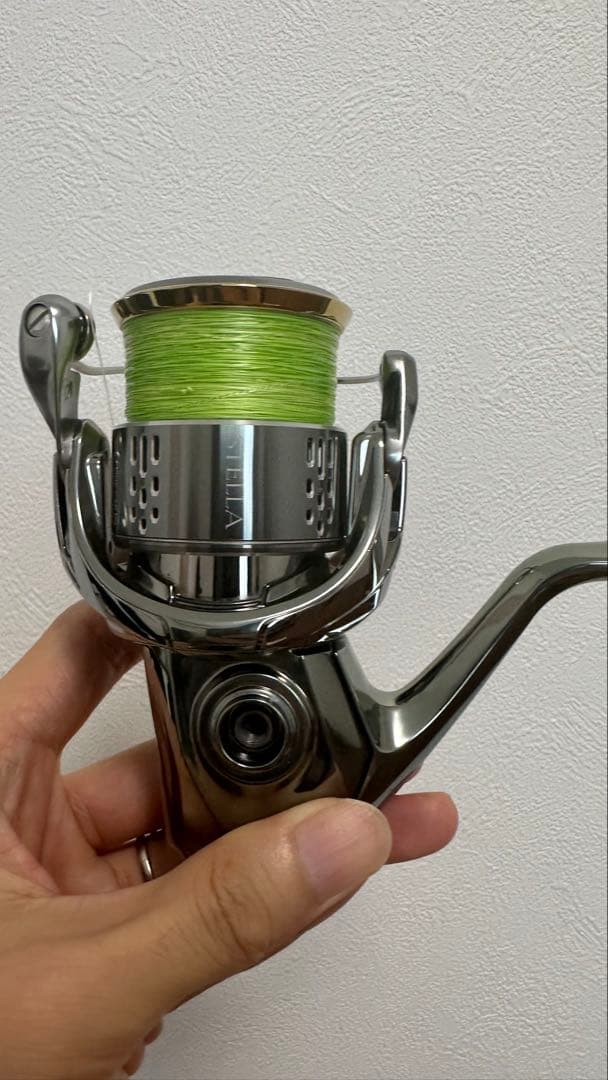 SHIMANO 18STELLA 3000MHG +スタジオオーシャンマークノブ