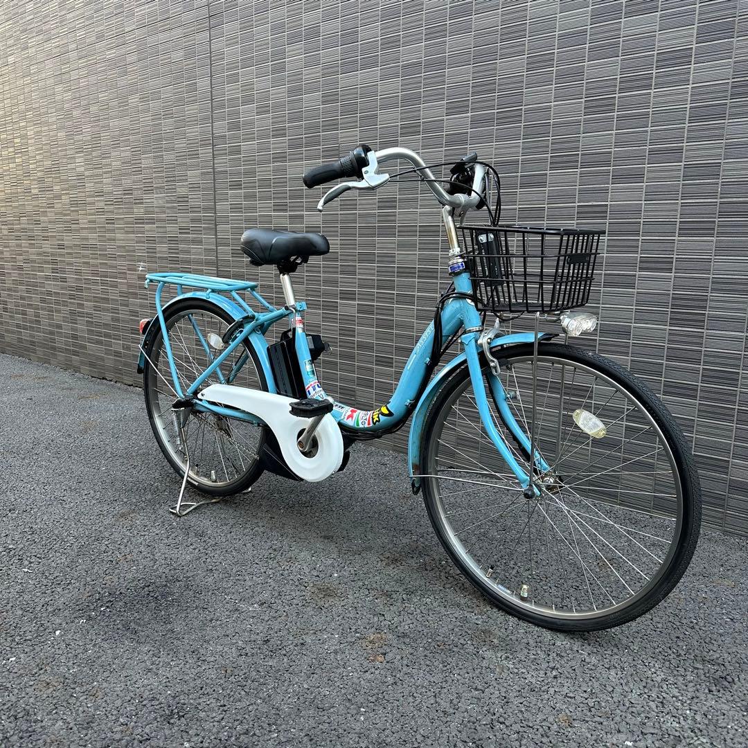 最終価格　ブリヂストン　電動自転車　アシスタ　24インチ　前カゴ付き