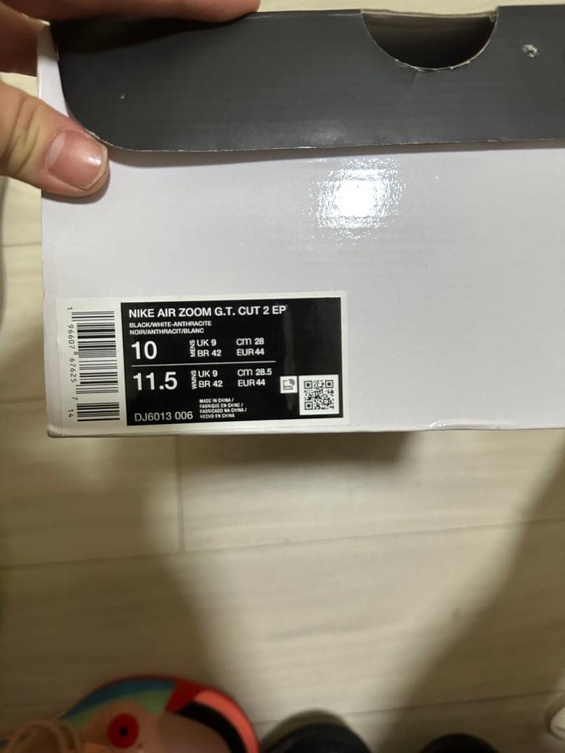 シューズ(男性用) NIKE AIR ZOOM G.T. CUT 2 EP 28cm