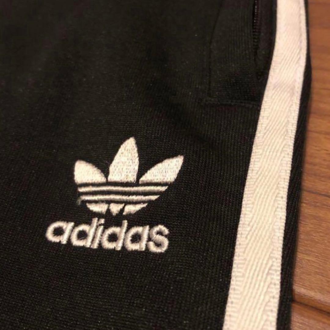 【adidas originals】ラインジャージパンツ　ブラック　XSサイズ