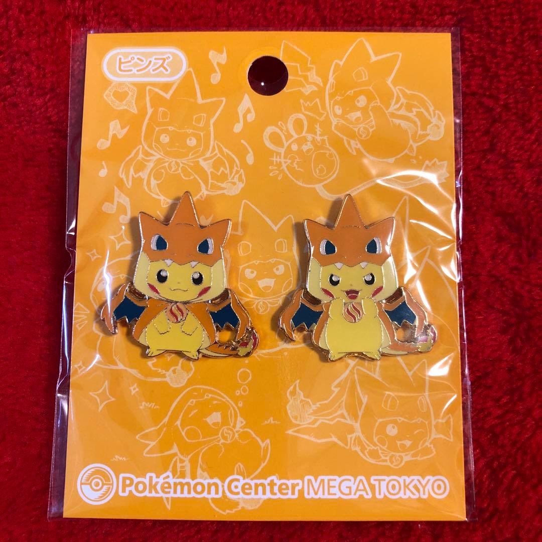 ポケモンセンター　メガトウキョーのピカチュウ ピンズセット