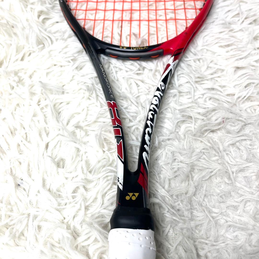 【美品】ヨネックス ナノフォース8v REV UL1 ソフトテニス ラケット