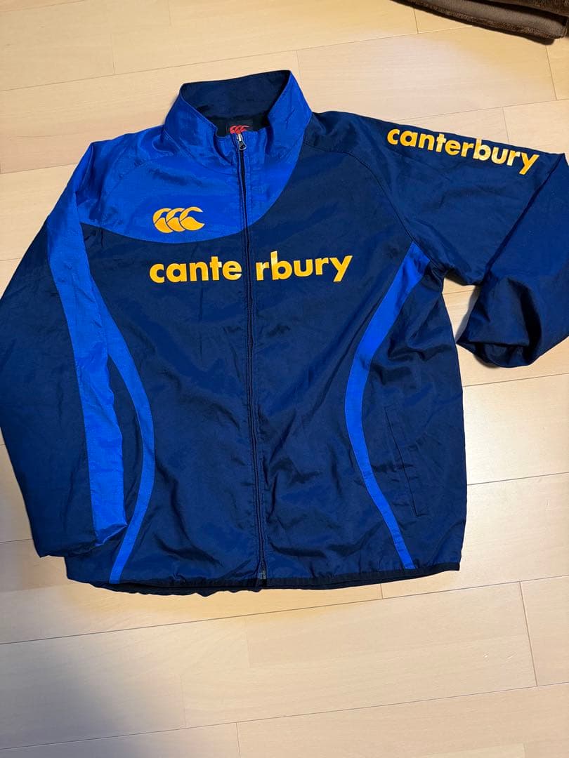 Canterbury カンタベリー　ウィンドブレーカー　ブルーブラック　ラグビー