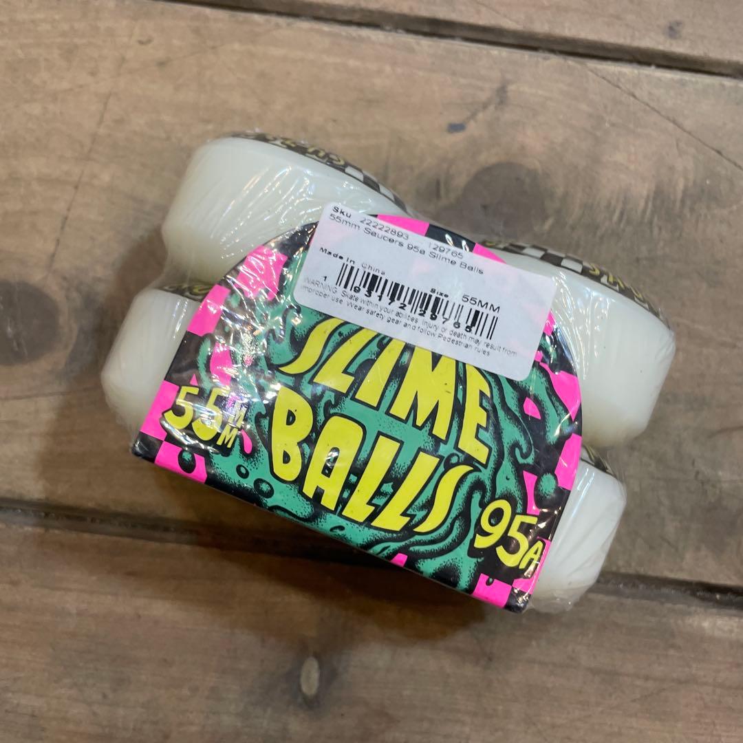 Slime Balls スケートボードウィール 55mm 95A 4個セット