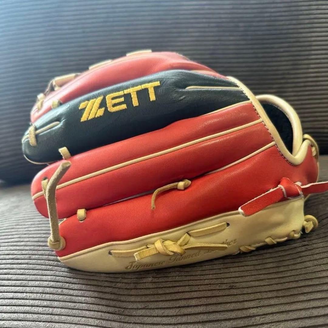 ☆美品☆ ZETT PROSTATUS 軟式グラブ 内野用
