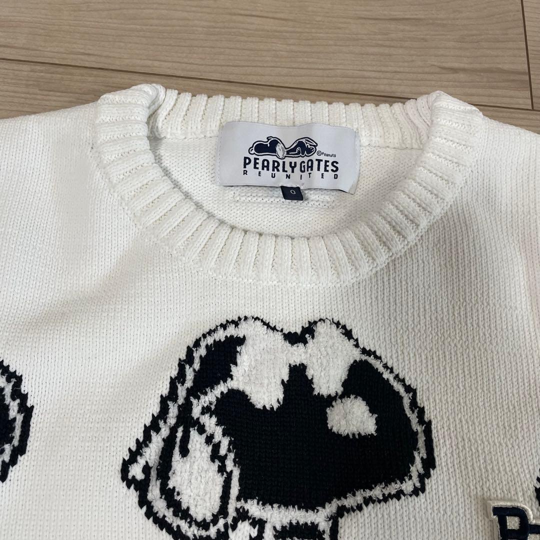 【美品】PEARLY GATES×PEANUTSコラボ セーター スヌーピー