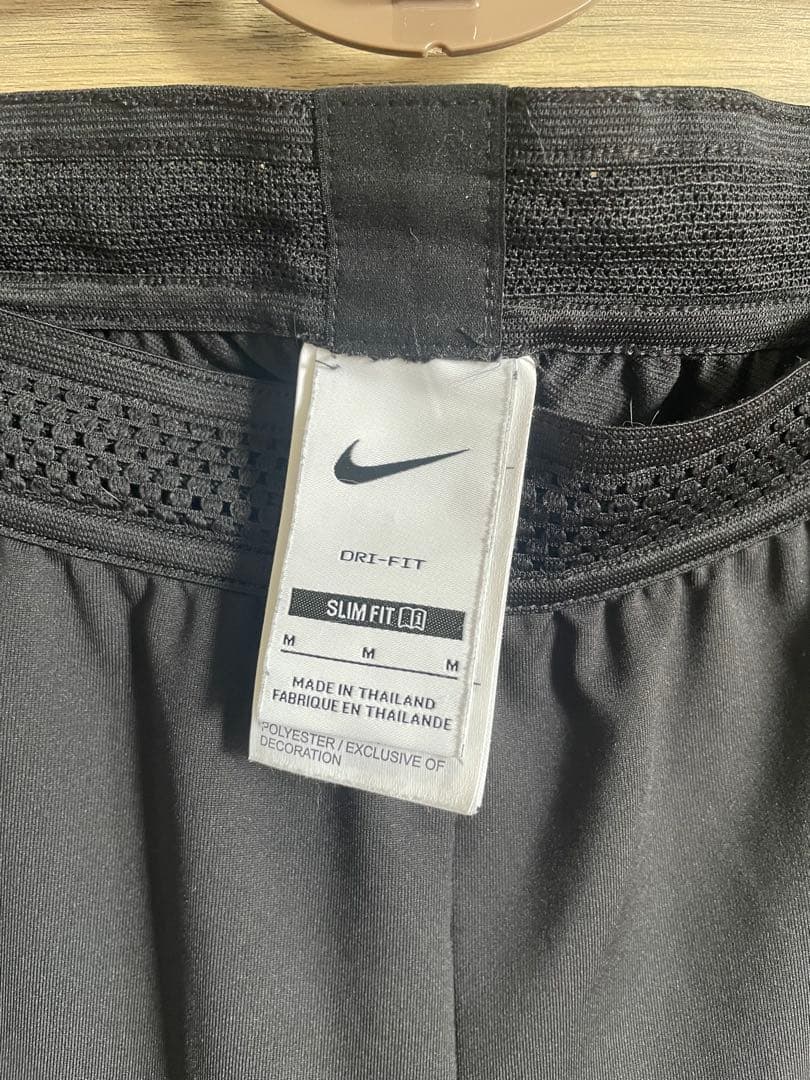 Nike DRI-FIT スリムフィット ブラックジャージ M