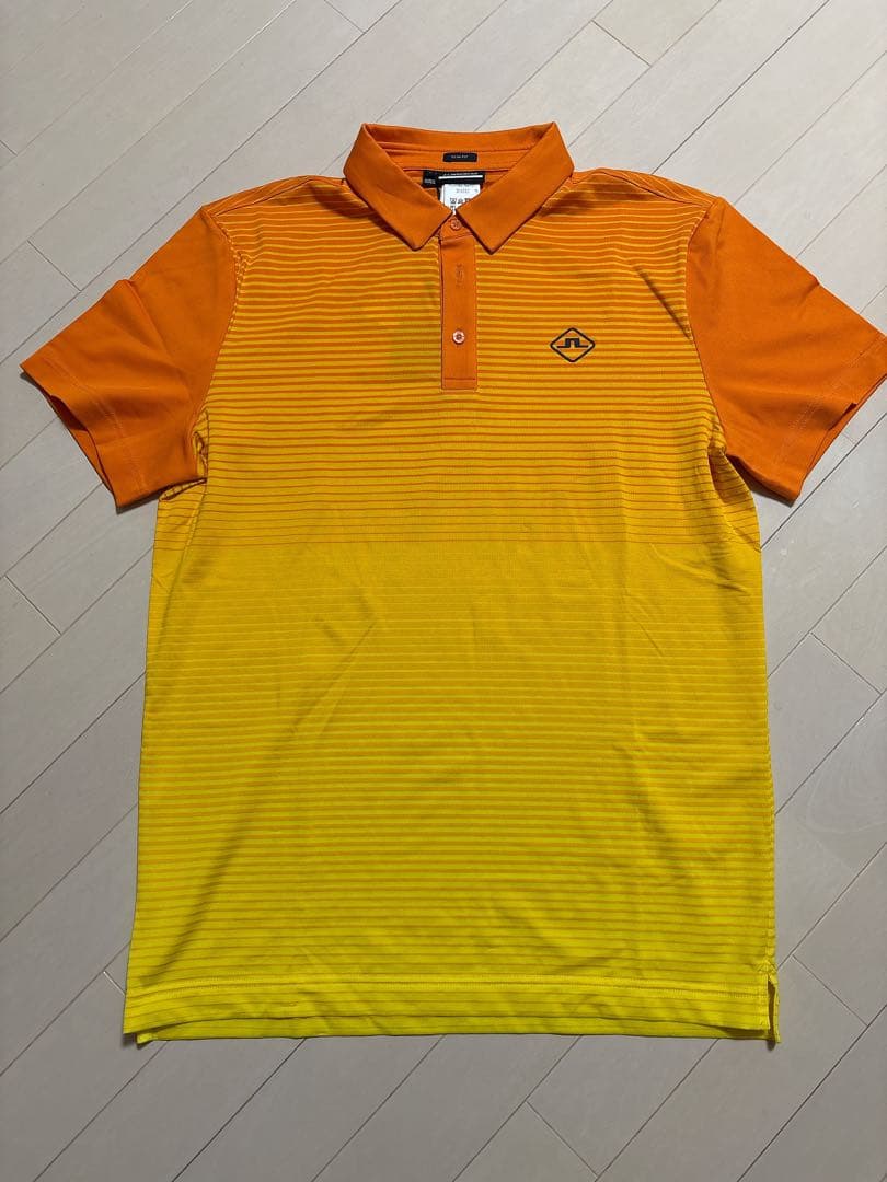 J.Lindeberg ストライプ ゴルフシャツ サイズL 新品未使用