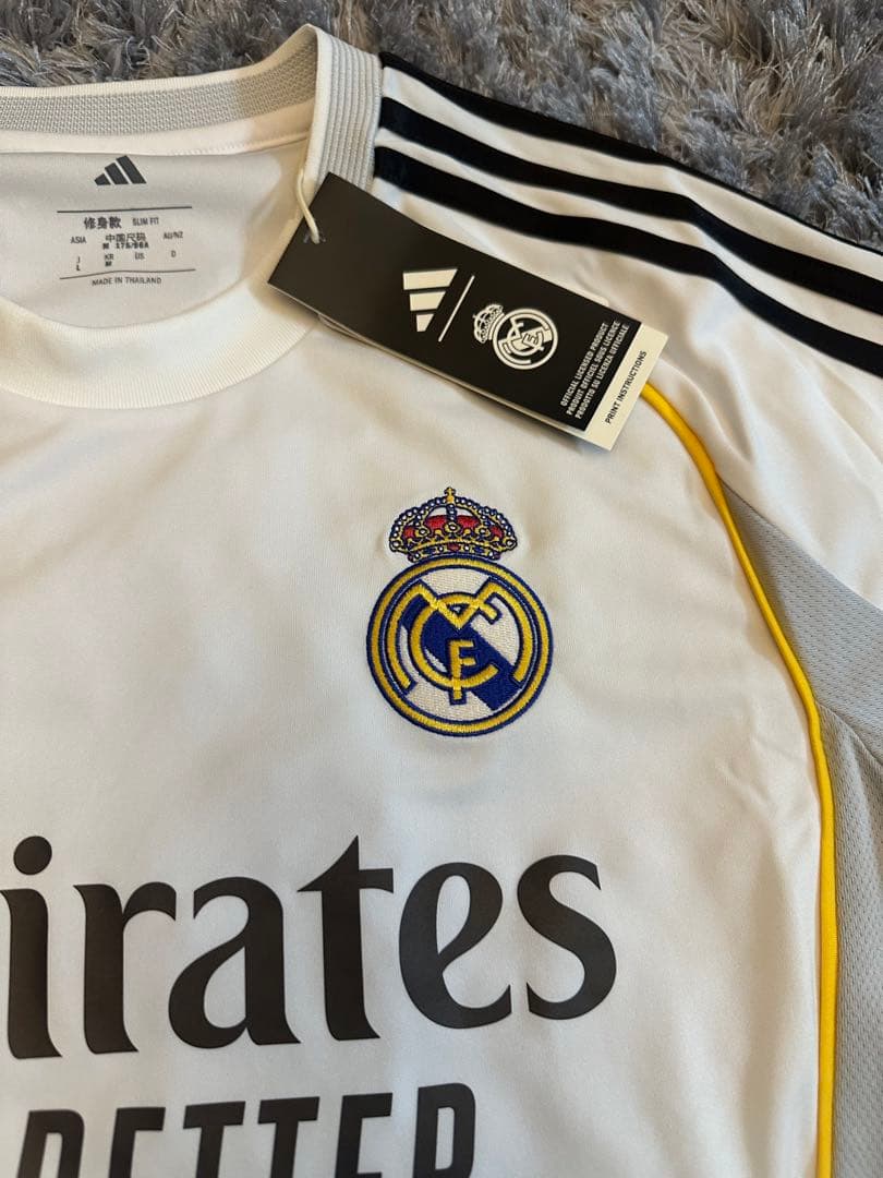 adidas Real Madrid サッカーシャツ Lサイズ