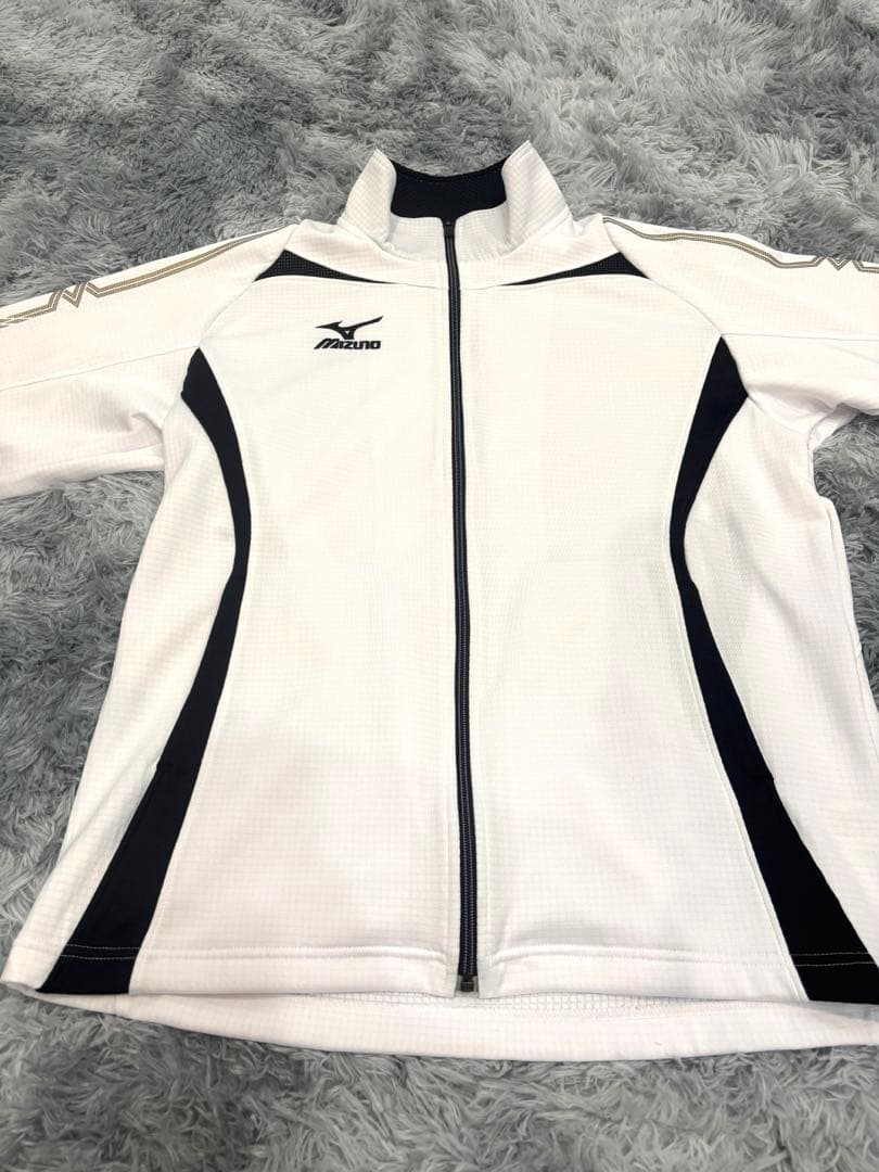 MIZUNO QUICKDRY PULS ジャージ/セットアップ 白/ホワイト