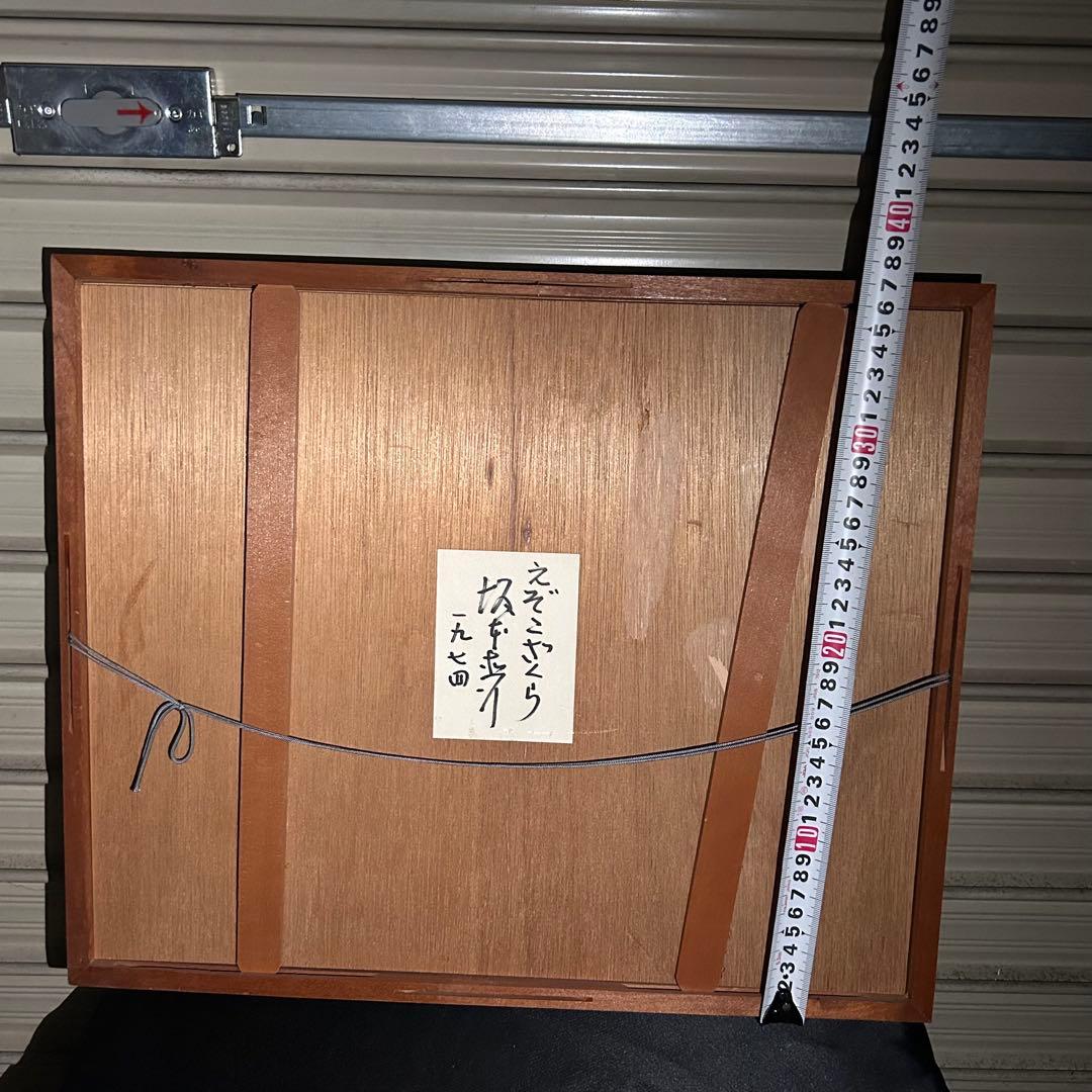 t*8様 【希少】坂本直行　額装 水彩画　『えぞこざくら 』　アート
