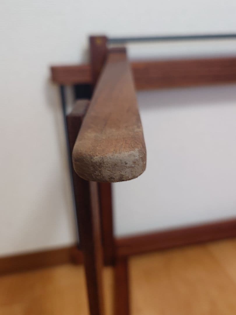 【美品】折りたたみ式木製アウトドアテーブル