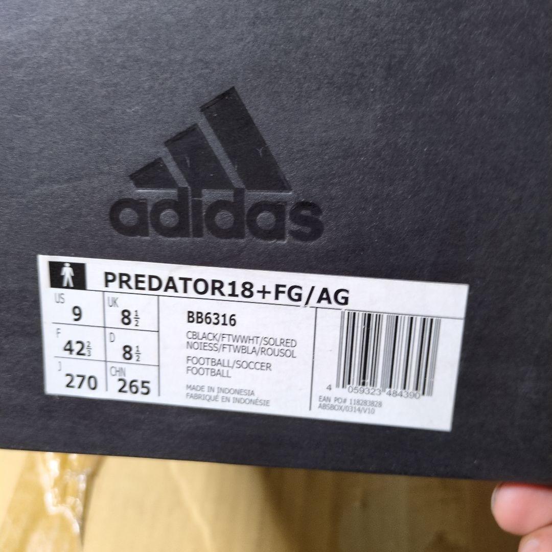 adidas アディダス プレデター 18＋ FG/AG