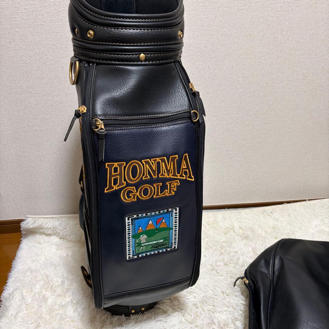 激レア ヴィンテージ HONMA GOLF ホンマ キャディバッグ 刺繍 6分割