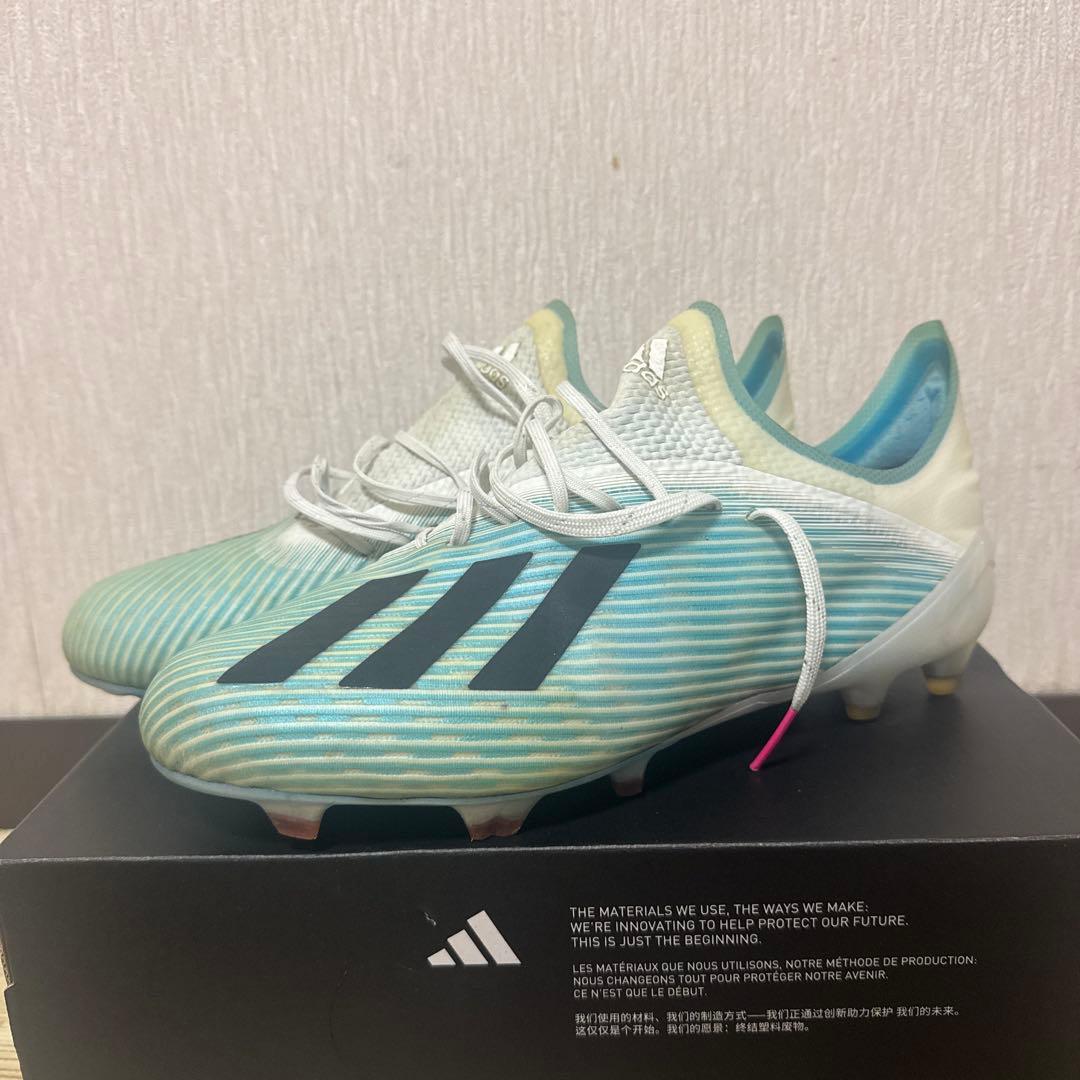 アディダス エックス X 19.1 FG 26.5cm スカイブルー