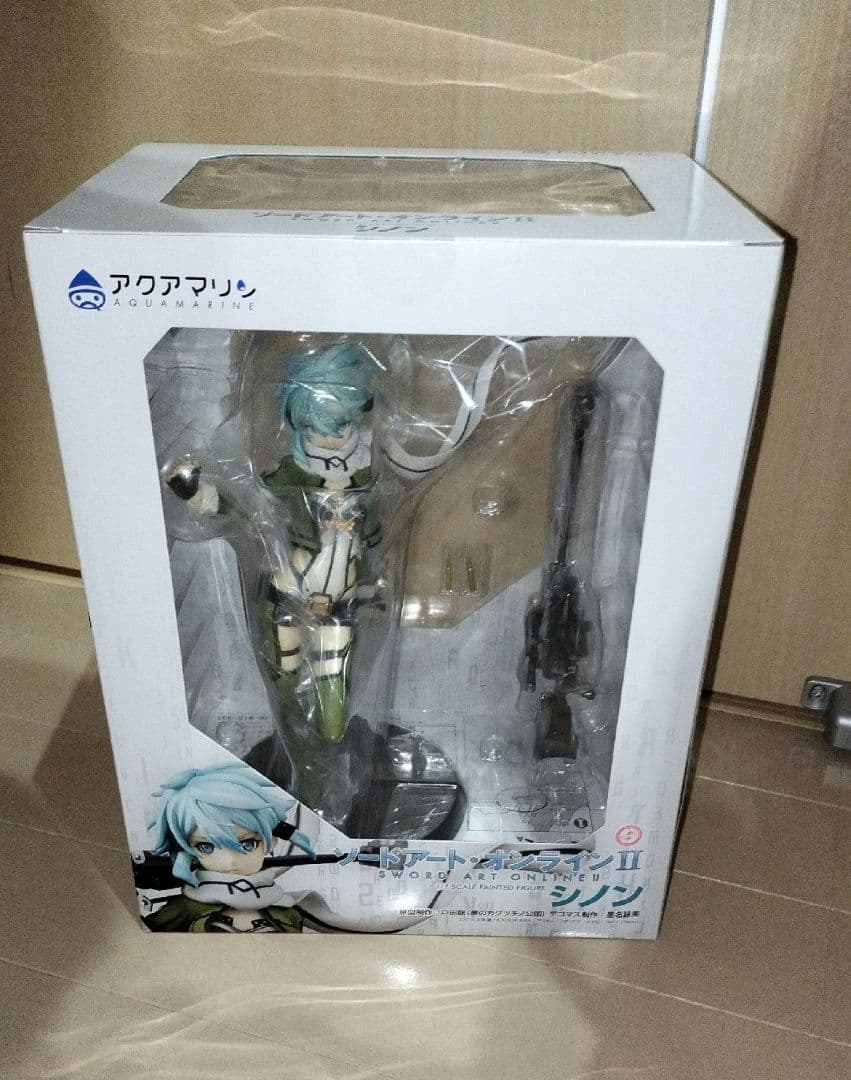 未開封品 ソードアート・オンラインII 1/7 シノン フィギュア アクアマリン