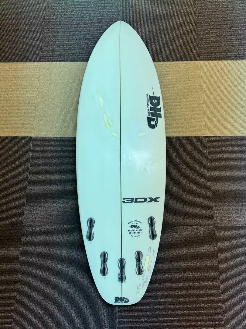 DHD 3DX ショートボード 5'7\" フィン付 カスタムオーダー