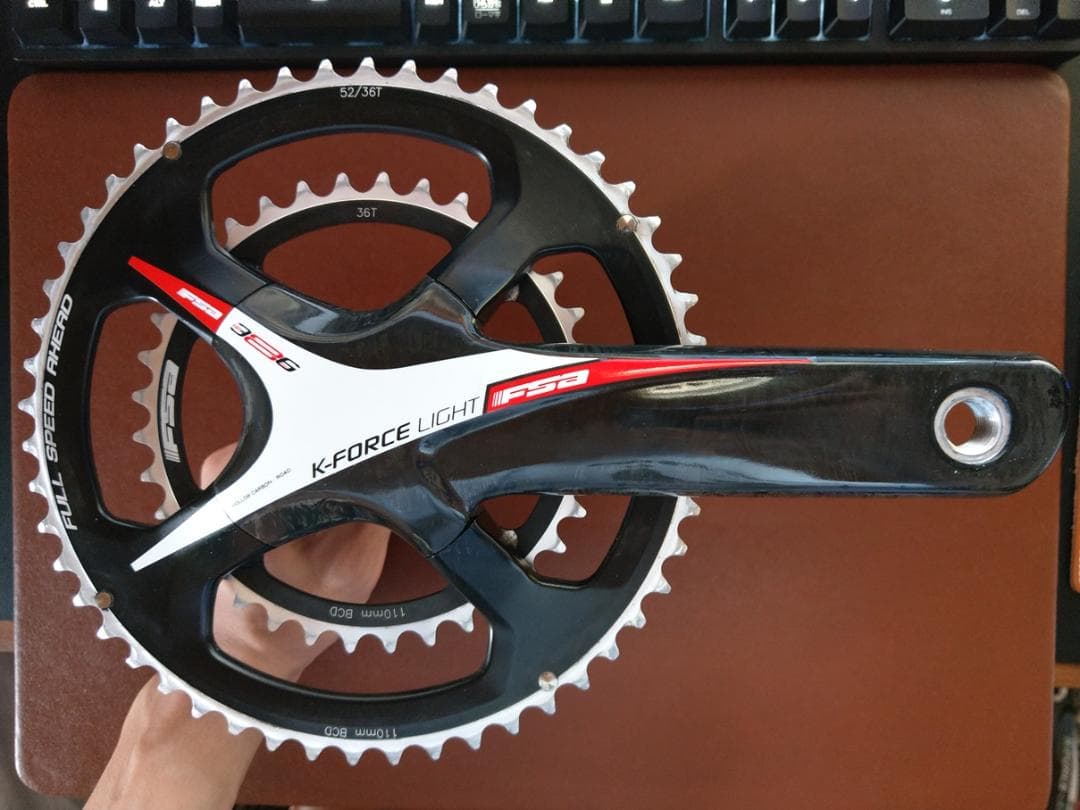 FSA K-Force Light BB386EVO クランクセット 52-36