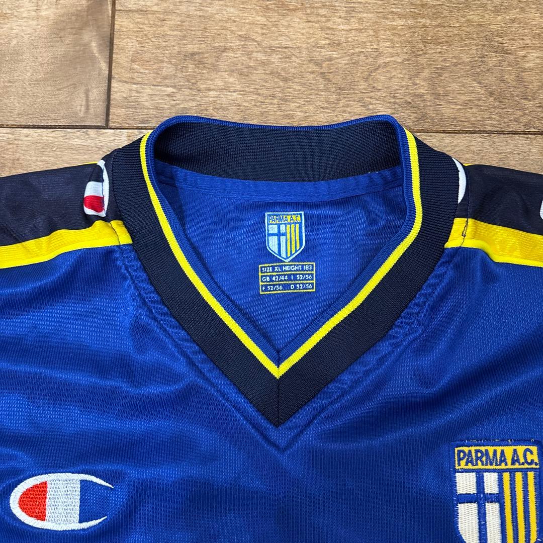 【極美品】パルマ ユニフォーム チャンピオン 99-01 中田英寿 レプリカXL