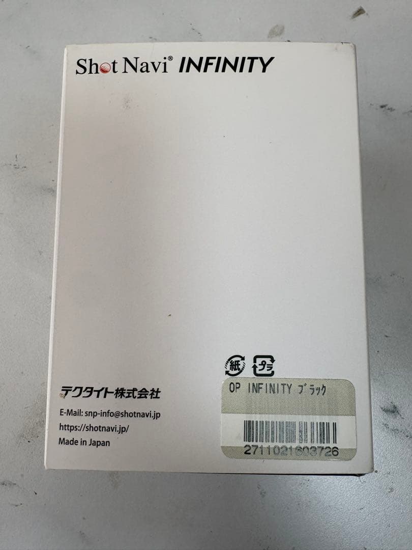 ShotNavi INFINITY GPSナビ ブラック