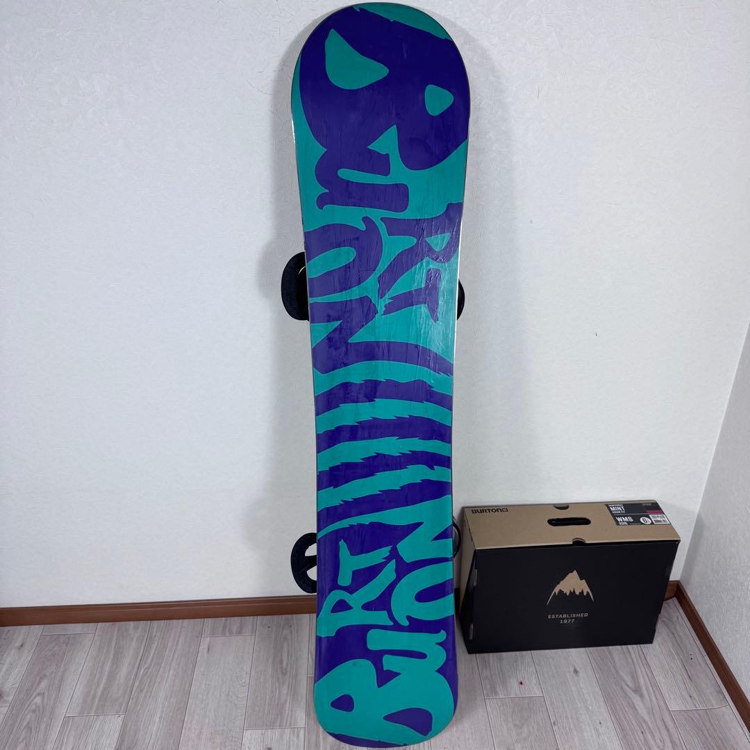Burton Socialite 142cm スノーボード 三点セット