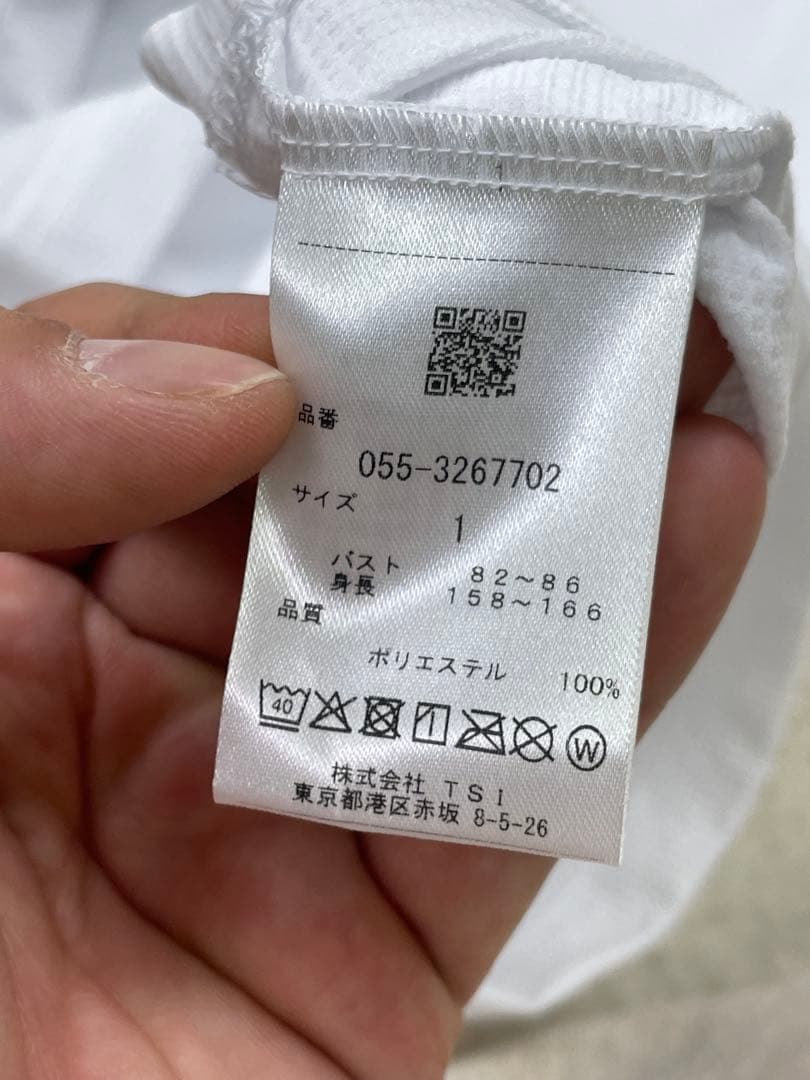 未使用級　PEARLY GATES 半袖シャツ ホワイト　春夏ゴルフ