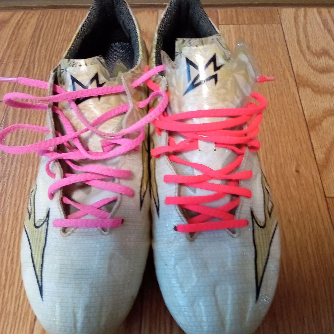 Mizuno、Alpha　ホワイト／ゴールド 26.5