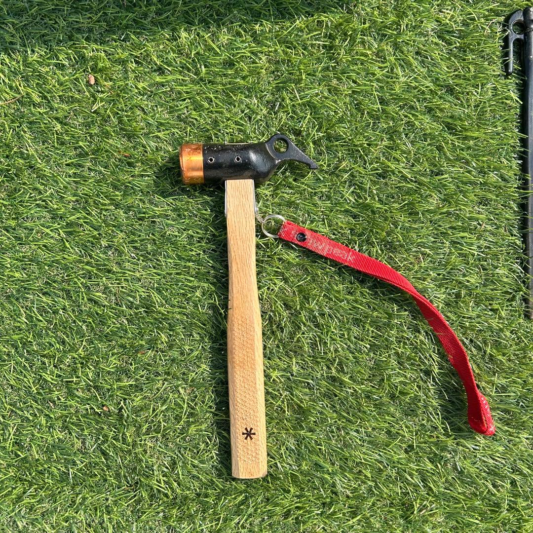 エリッゼペグ28cm 30本＋スノーピーク ペグハンマー＋ケース付 セット