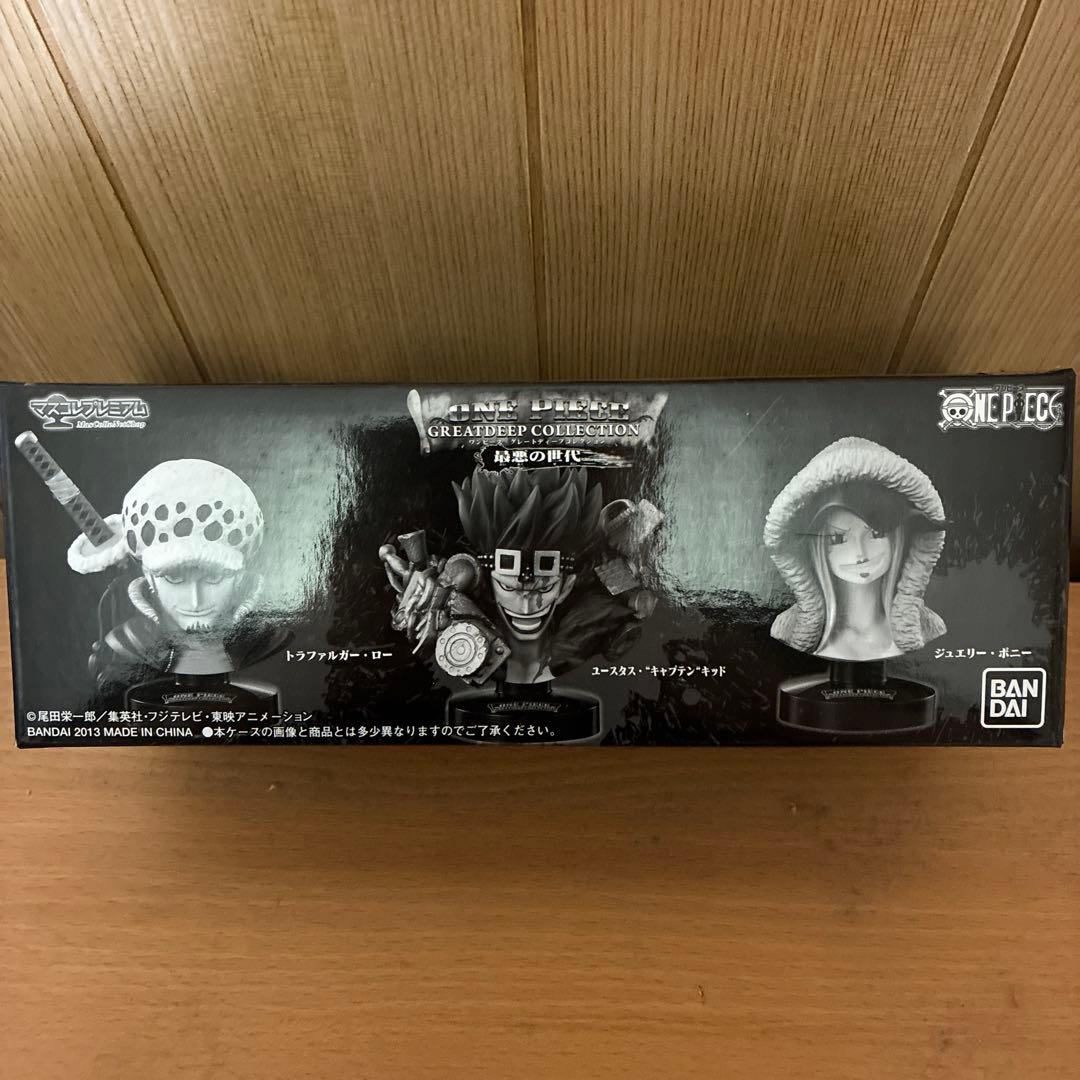 ONE PIECE ワンピース　フェイスフィギュア　ロー　ユースタス　ボニー