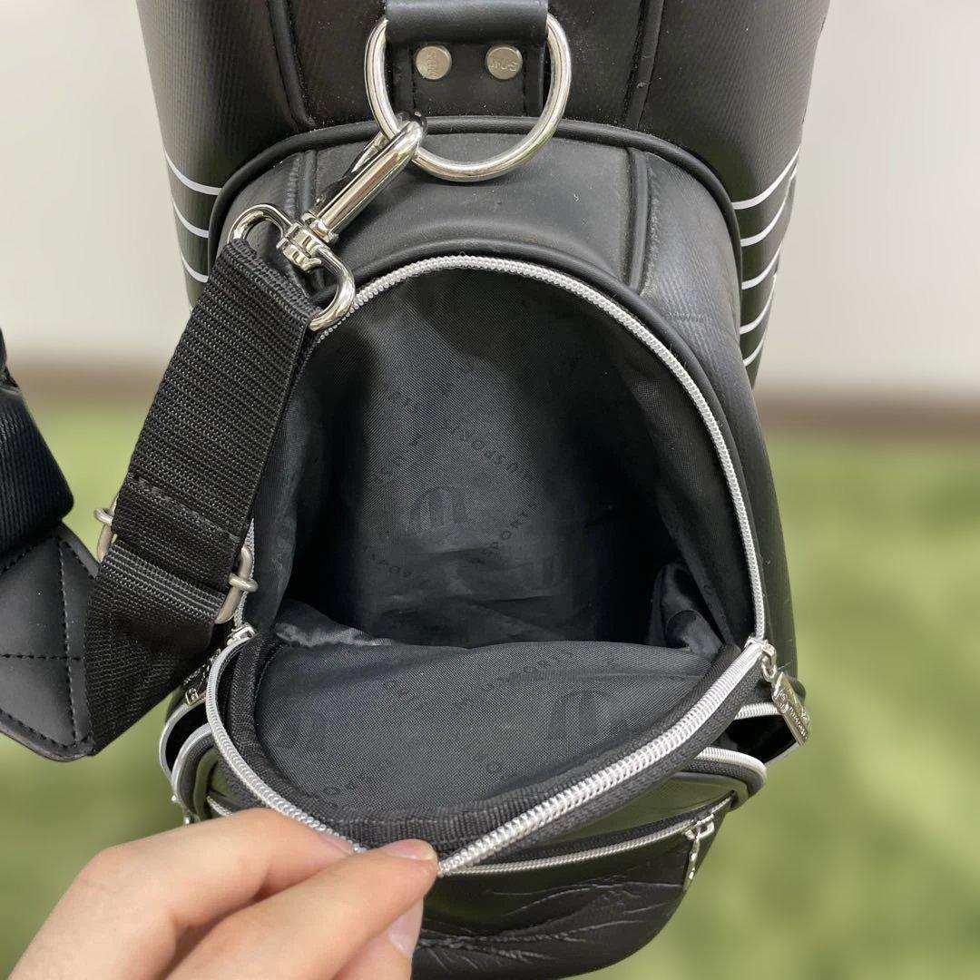 【M・U SPORTS 】キャディバッグ ゴルフティー付き