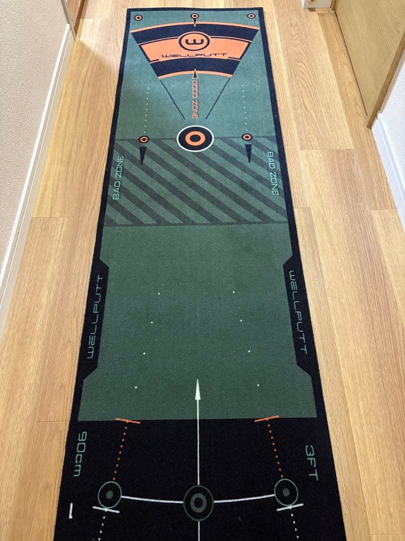 タイムセール✨【美品】WELLPUTT パッティングマット　練習　3メートル