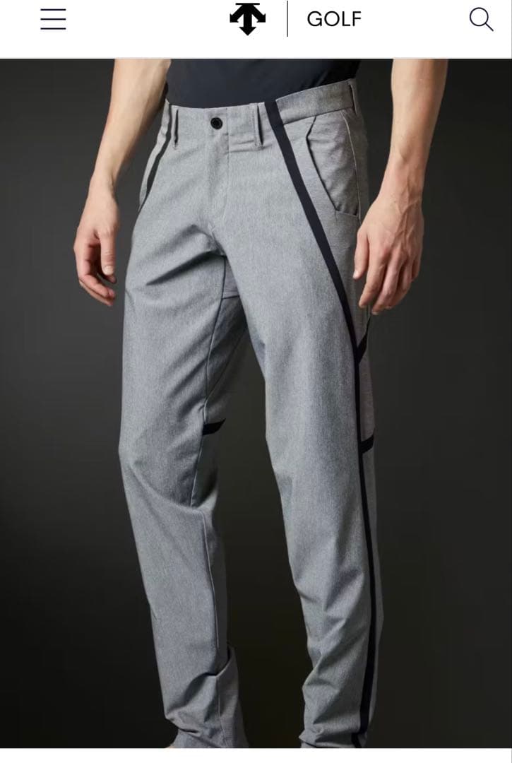 良品■DESCENTE ゴルフ PT-ZEROリサイクルカチオンストレッチパンツ