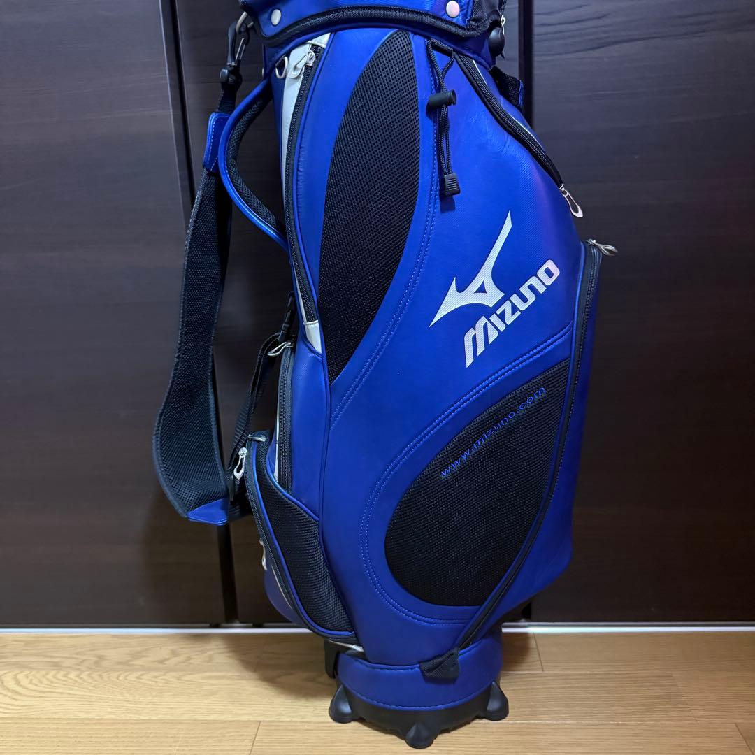 Mizuno キャディバッグ ゴルフバッグ ブルー