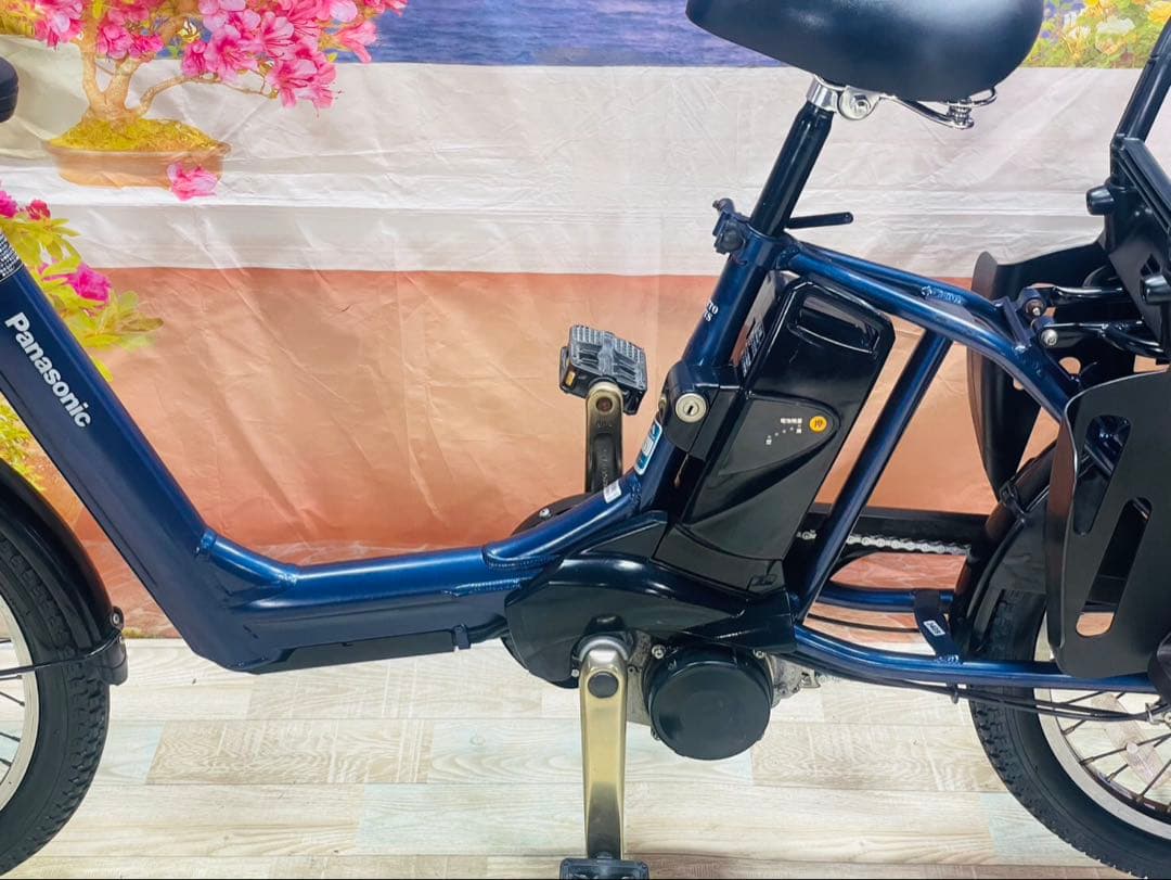 ギュットアニーズ⭐️13AH！パナソニック子供乗せ 電動アシスト自転車Y3409