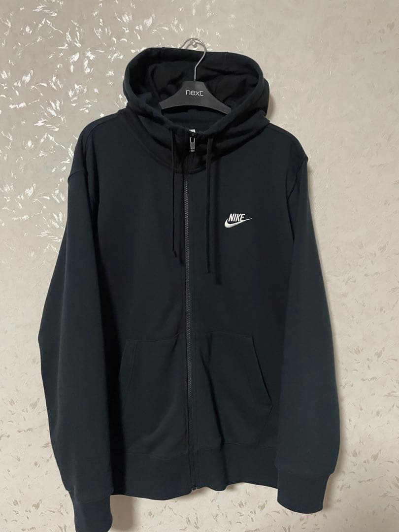 Nike ジップパーカー スウェット上下セット L ブラック